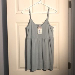 NWT sage baby doll strap tank from white birch, size large